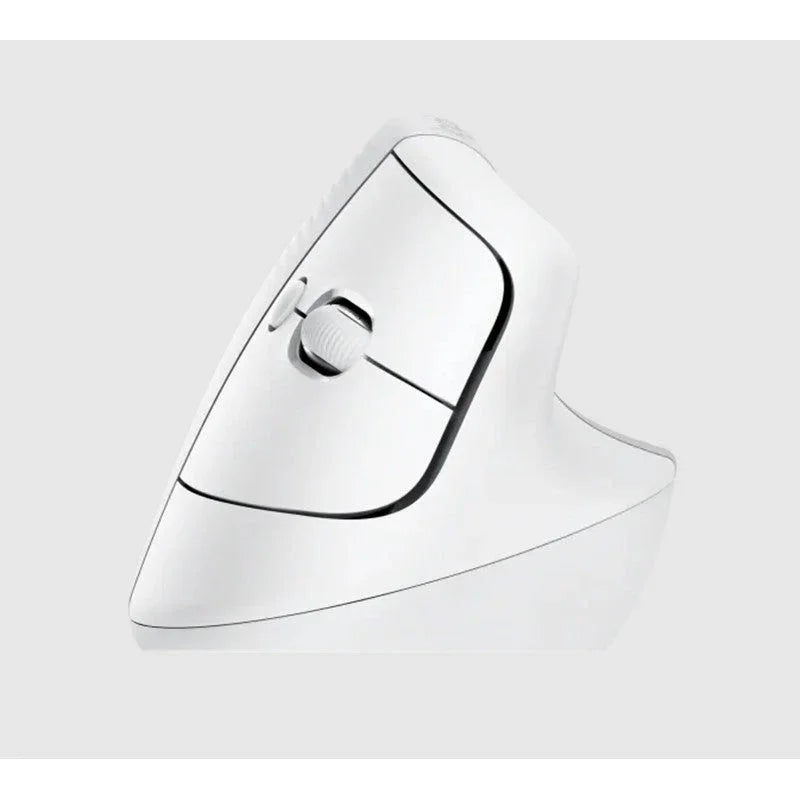 Logitech Lift Vertical Ergonomic W/L & BT Mouse - Pale Grey - Tashqila Logitech Lift Vertical Ergonomic W/L & BT Mouse - Pale Grey - Tashqila